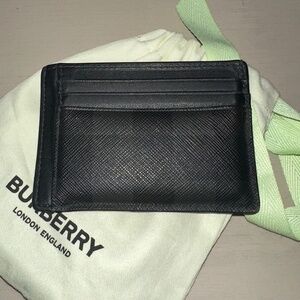 Burberry - London Check Money Clip Card Case